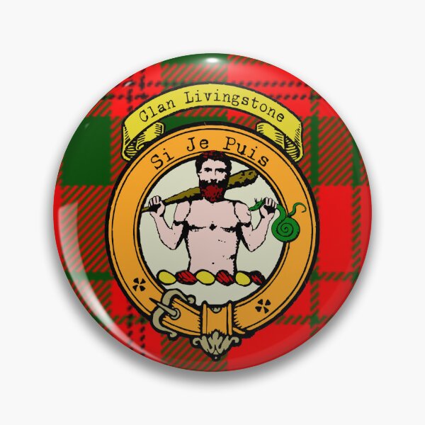 Item preview, Livingstone Scottish Tartan and Crest designed and sold by BagTown Clans.