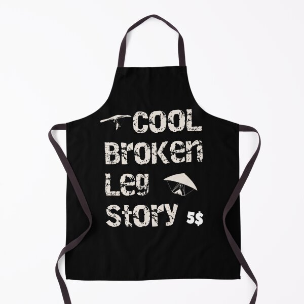 Item preview, Broken Leg Story Funny Paraglide Extreme Sport designed and sold by Merchandiser099.