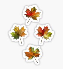 Autumn Leaves Sticker