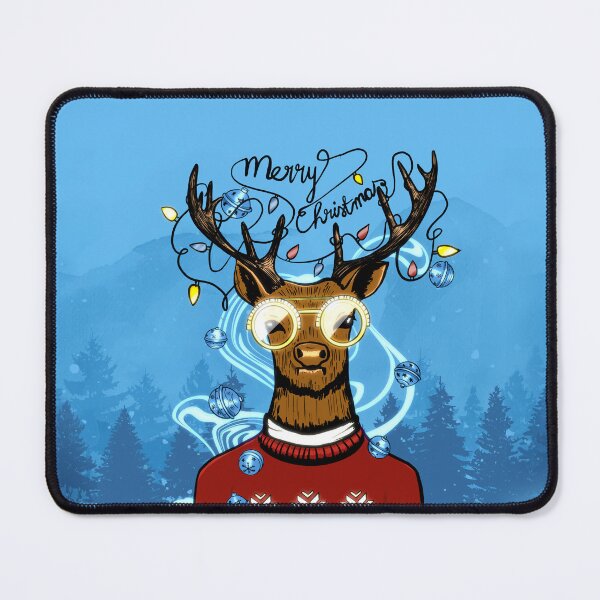 Item preview, Reindeer Christmas Led Lights In Forest designed and sold by I Am Cuta.