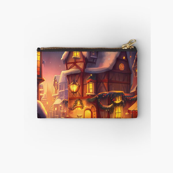 Item preview, Lovely little christmas village illustration design designed and sold by XmasPatterns.