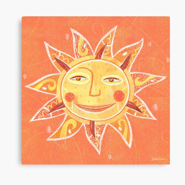 Ray Play CBS Sunday Morning Sun Canvas Print