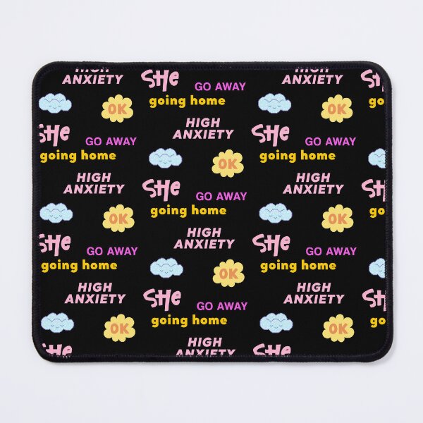 Item preview, Chill introverted girl sticker pack - anxious homebody girly typography designed and sold by Theleochick.