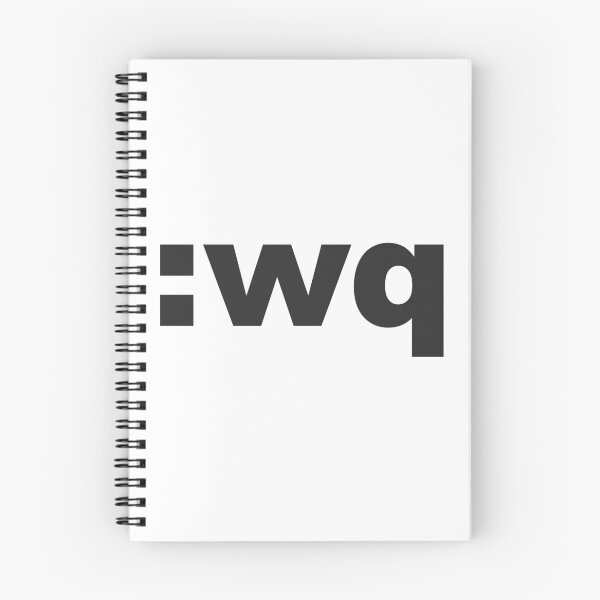 Item preview, linux vim write and quit wq command sticker designed and sold by developerfriday.