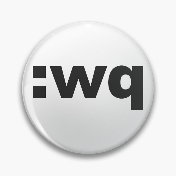 Item preview, linux vim write and quit wq command sticker designed and sold by developerfriday.