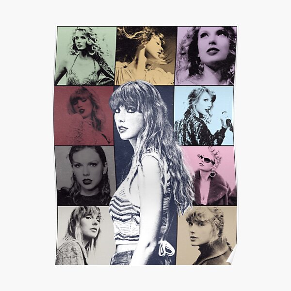 the-eras-tour-collage-poster-for-sale-by-michelleomann-redbubble