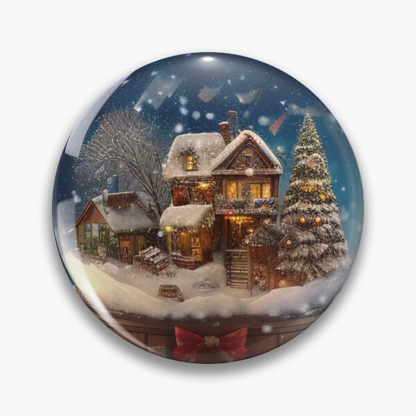 Item preview, Lovely winter village inside a snowglobe designed and sold by XmasPatterns.