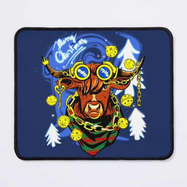 Item preview, Christmas Highland Cow And Ball Ornament designed and sold by I Am Cuta.