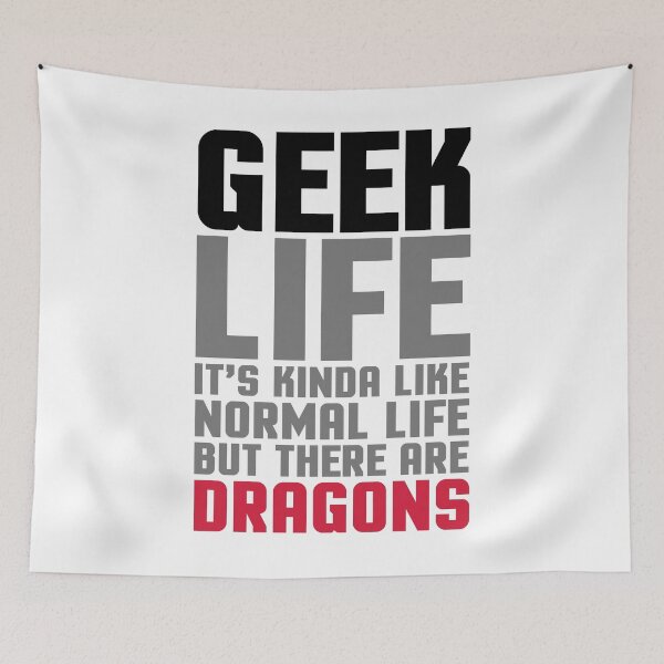 Item preview, Geek Life Funny Quote designed and sold by quarantine81.