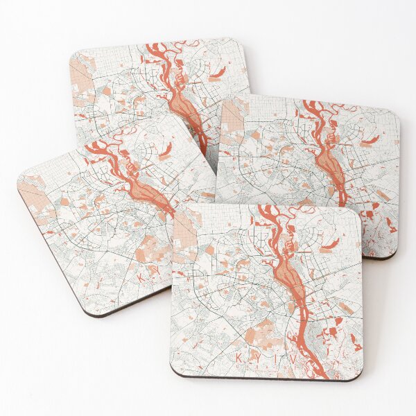 Item preview, Kyiv City Map of Ukraine - Bohemian designed and sold by deMAP.