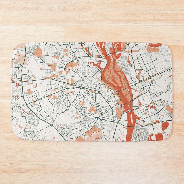 Item preview, Kyiv City Map of Ukraine - Bohemian designed and sold by deMAP.