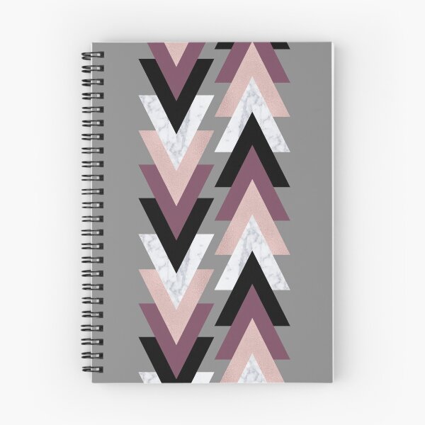 Item preview, Geometric pattern with faux rose gold and white marble  designed and sold by NaughtyCat.