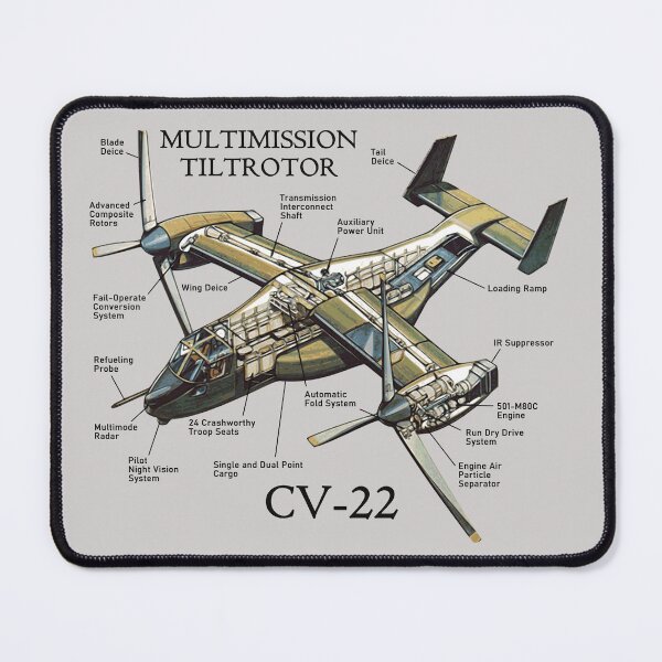 Item preview, CV-22 Osprey Aircraft Military #2847 designed and sold by Rare-Militia.
