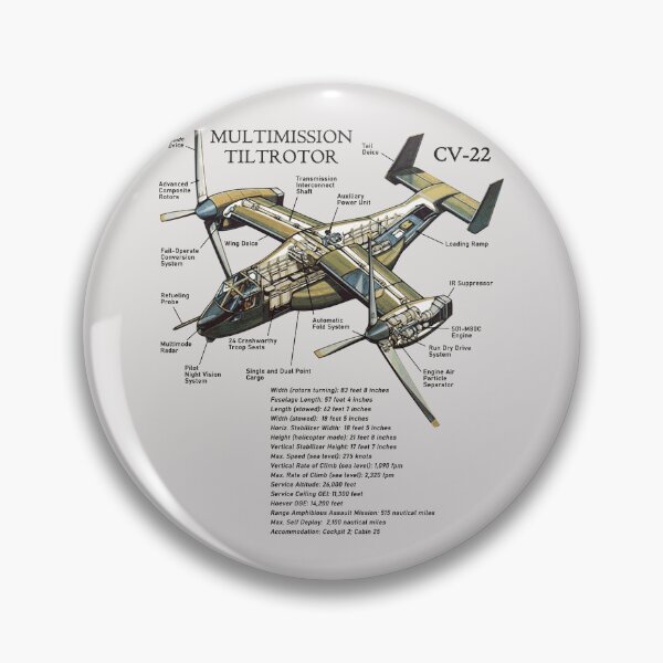 Item preview, CV-22 Osprey Aircraft Military #2848 designed and sold by Rare-Militia.