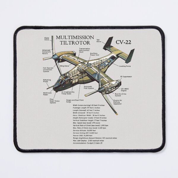 Item preview, CV-22 Osprey Aircraft Military #2848 designed and sold by Rare-Militia.