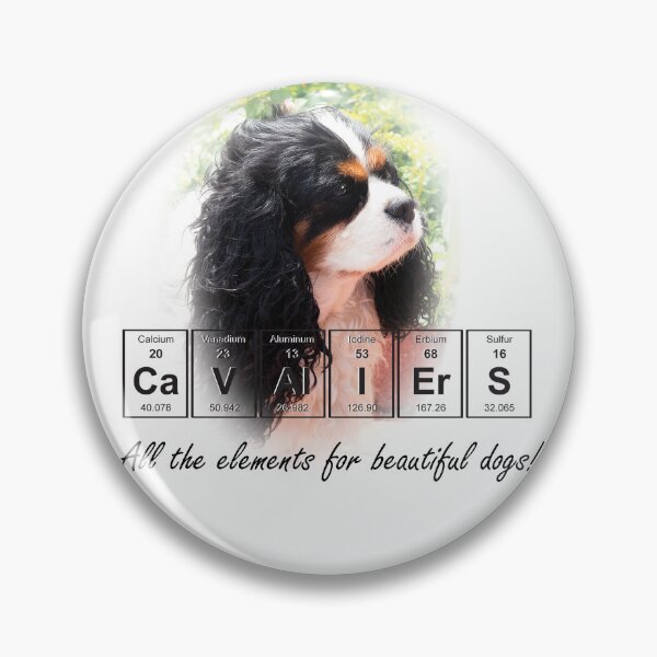 Item preview, Cavaliers: ¡todos los elementos de un perro hermoso! designed and sold by Siela.