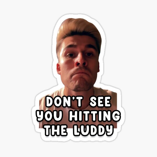 don-t-see-you-hitting-the-luddy-sticker-for-sale-by-sikkpen-redbubble