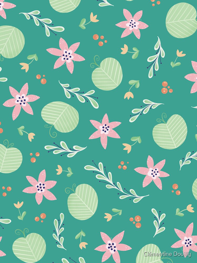 Thumbnail 5 of 5, iPhone Case, Green spring pattern designed and sold by CDouilly.
