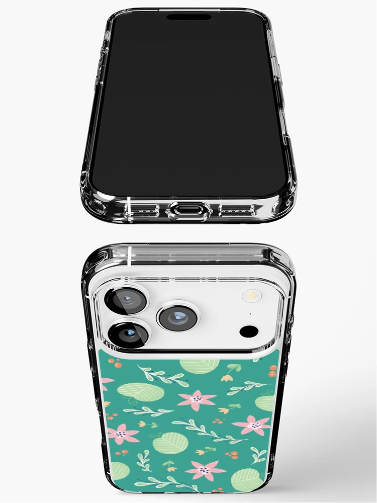 Thumbnail 3 of 5, iPhone Case, Green spring pattern designed and sold by Clémentine Douilly.