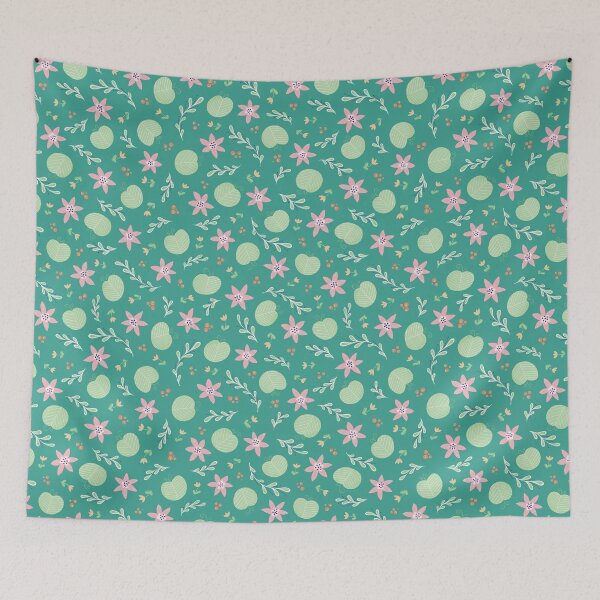 Item preview, Green spring pattern designed and sold by Clémentine Douilly.