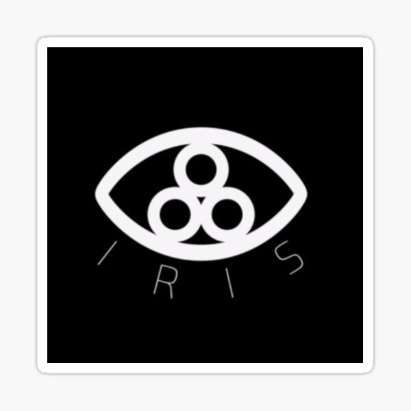 Iris logo sticker/pin(no effect) Sticker