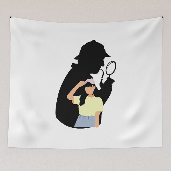 Item preview, Detective girl t-shirt designed and sold by SenhajiWorld.