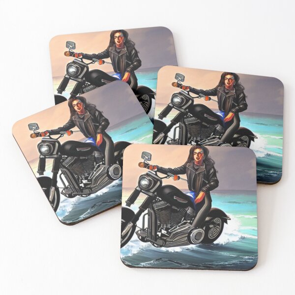 Item preview, biker rides free on the sea designed and sold by zulsha62.