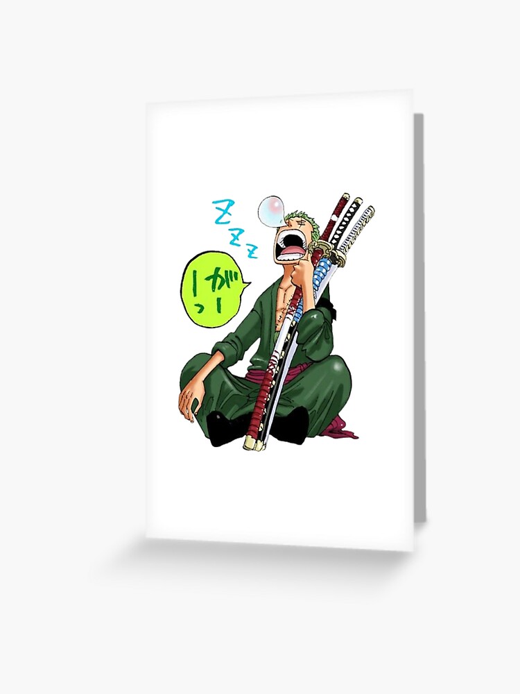 one piece sleeping zoro Sticker for Sale by mayvsantillan