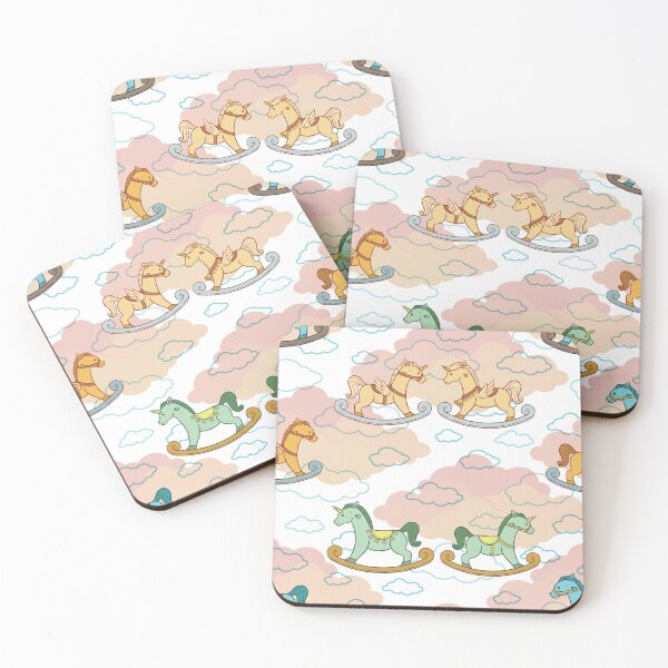Item preview, Cute and Adorable Rocking Horse Seamless Pattern Design designed and sold by ZaryaKiqo.
