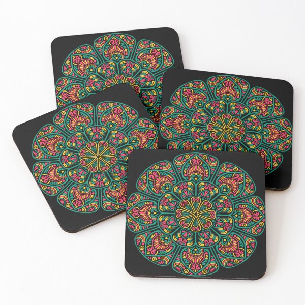 Aperçu de l'œuvre Mandala de fleurs créée et vendue par gunjancreates.