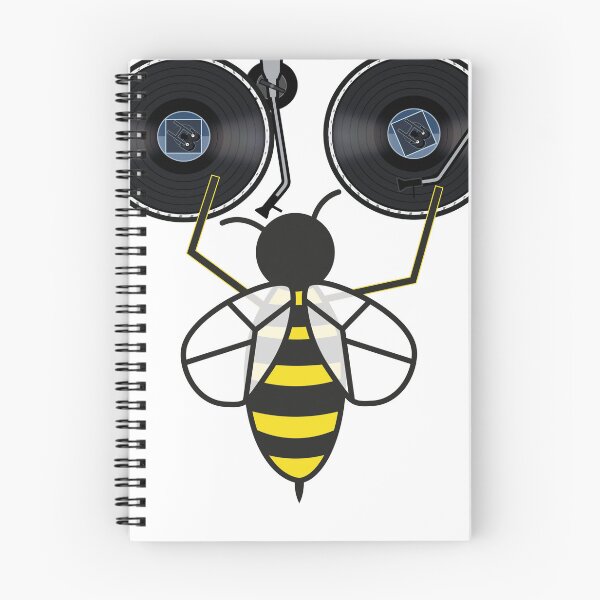 Item preview, DJ Bee Spinning the Wheels designed and sold by ButcheredImage.