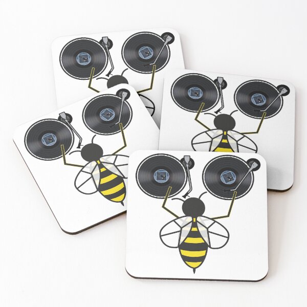 Item preview, DJ Bee Spinning the Wheels designed and sold by ButcheredImage.