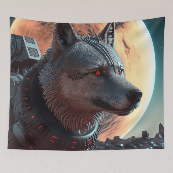 Item preview, Cyber Wolf designed and sold by wolfnme.