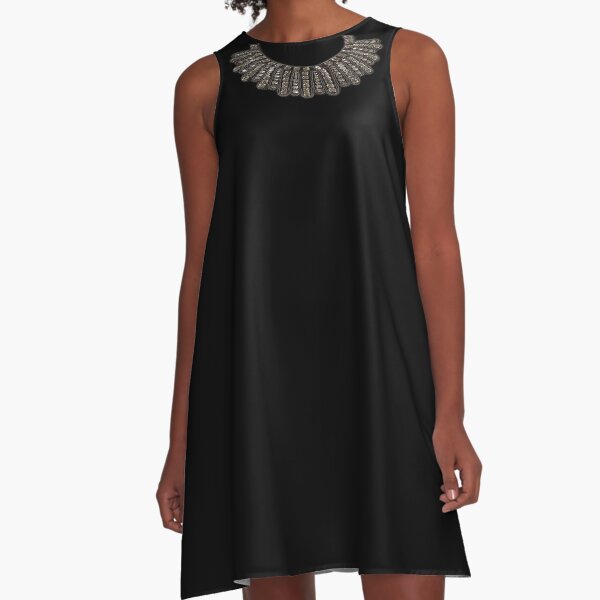 RUTH BADER GINSBURG DISSENT COLLAR RBG A-Line Dress