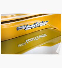 Toyota Land Cruiser Emblem -0584c Poster