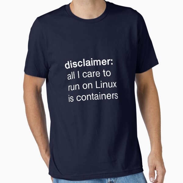 linux containers (dark backgrounds) Essential T-Shirt