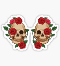 Skull Rose Sticker