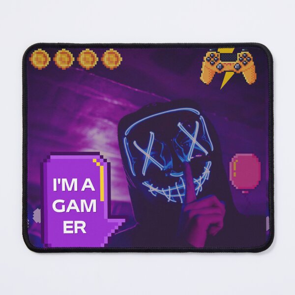 Item preview, I'm a Gamer, Modern, bold, Neon, poster, t-shirt, gamerz, streamerz, setup, Sticker, Hardcover Journals, iPhone Cases&Skins, Canvas Print, Framed Art Print, Photographic, Metal Print, print clothing, designed and sold by SpiralStairShop.