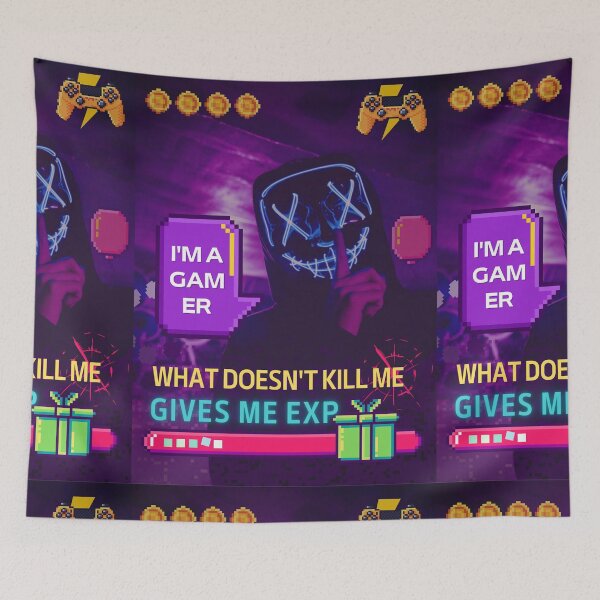 Item preview, I'm a Gamer, Modern, bold, Neon, poster, t-shirt, gamerz, streamerz, setup, Sticker, Hardcover Journals, iPhone Cases&Skins, Canvas Print, Framed Art Print, Photographic, Metal Print, print clothing, designed and sold by SpiralStairShop.