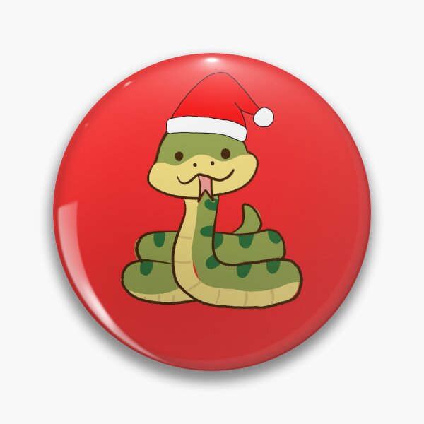 Artikelvorschau, Süße Schlange mit Weihnachtsmannmütze - Weihnachtshaustier entworfen und verkauft von Olivvier.