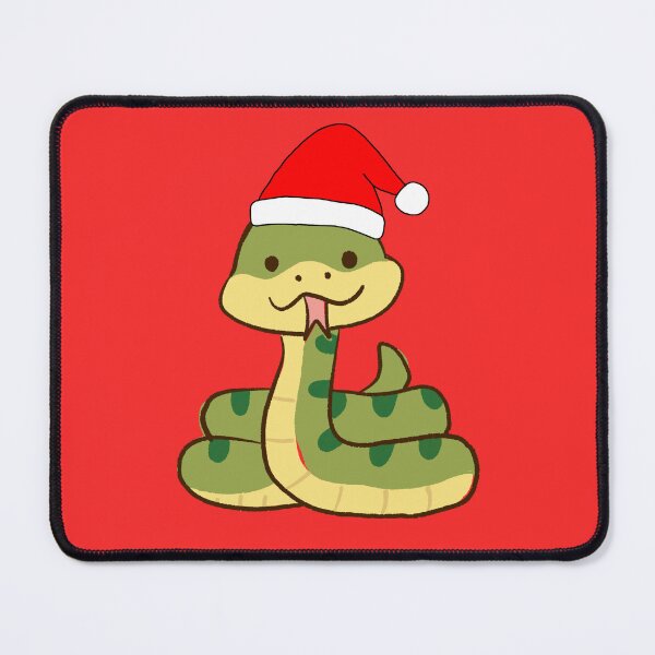 Item preview, Cute snake with Santa Claus' hat - christmas pet designed and sold by Olivvier.