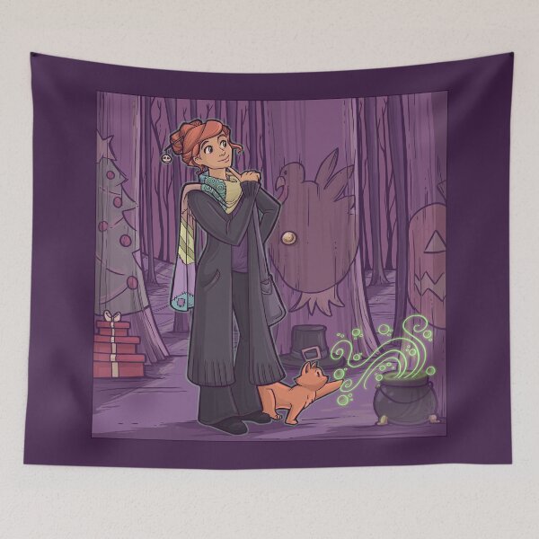 Item preview, October designed and sold by Karen Hallion Illustration.