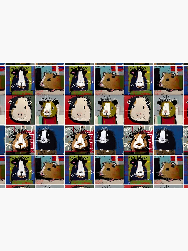 Cute Cartoon Guinea Pigs Bath Mat sold by Davies SKU 42532744