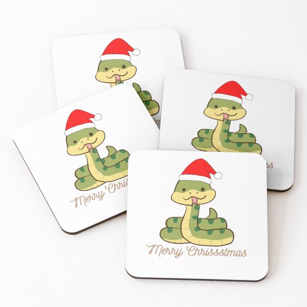 Item preview, Cute snake with Santa Claus' hat 2 - christmas pet designed and sold by Olivvier.
