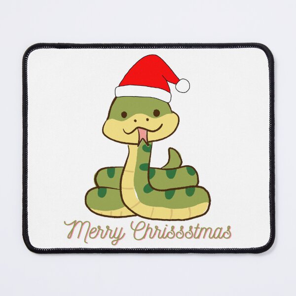 Item preview, Cute snake with Santa Claus' hat 2 - christmas pet designed and sold by Olivvier.