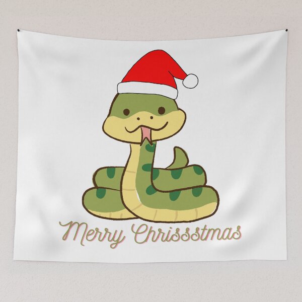 Item preview, Cute snake with Santa Claus' hat 2 - christmas pet designed and sold by Olivvier.