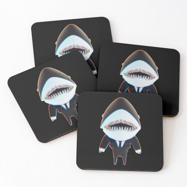 Item preview, Shark in tux player classic lawyer sticker -- 3D  designed and sold by glitchman2.