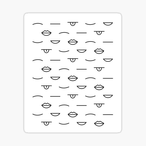 Mouths Sticker