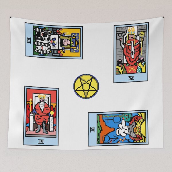 Item preview, Pixel Waite Tarot - 70th Sticker Pack and Magnets designed and sold by Pixel Waite.