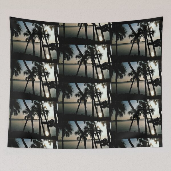 Item preview, River Road with palms designed and sold by Elizabeth Dibois.